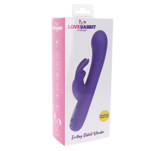 Exciting Rabbit Vibrator Purple